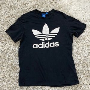 Adidas Logo T-Shirt, Size Medium, Black